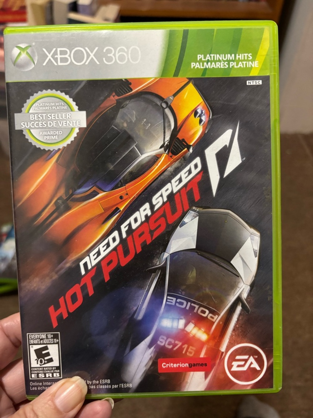 Need for Speed: Hot Pursuit (Xbox 360) - Orange & Black